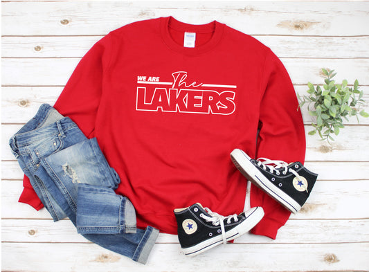 We Are The Lakers Sweatshirt - RED